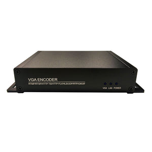 VGA Encoder H.265 VGA To Network VGA Loop Out 1920x1200 For RTMP/RTSP/HTTP TS/HTTP FLV/HLS/UDP/RTP