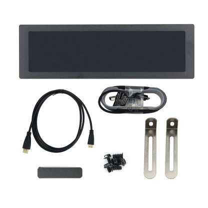 1920x515 8.8&quot; IPS Screen For AIDA64 Display Dynamic Display Adjustable Brightness Metal Shell Black