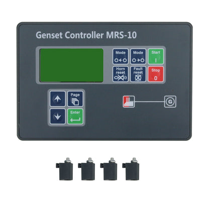 MRS-10 Genset Controller Diesel Generator Control Panel Auto Remote Start LCD Screen