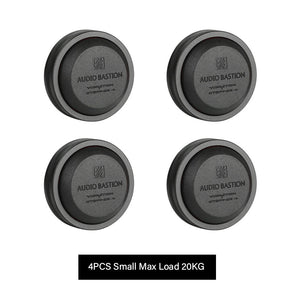 4pcs Audio Speaker Amplifier Preamp DAC Laptop Anti-shock HiFi Absorber Silica Gel Foot Nail Feet Pads Absorption Shock Pad-Black