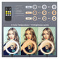 PU522 14.2&quot;/36CM Dimmable LED Ring Light Photography Fill Light With Phone Clamp &amp; Remote Control