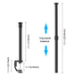 PU3064B C Clamp Central Shaft Extension Rod Light Stand Camera Monopod 33-60CM/13-23.6&quot; w/ Ball Head