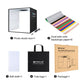 PULUZ PU5041B 40CM/15.7&quot; Foldable Photo Tent Light Box LED Ring Light w/ Color Background Papers
