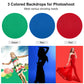 PKT5205 2x3M/6.6x9.8FT Background Stand Kit Photo Studio Backdrop Stand Kit Red/Blue/Green Backdrops