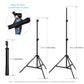 PKT5204 2x2M/6.6x6.6FT Background Stand Kit Photo Studio Backdrop Stand Kit Red/Blue/Green Backdrops
