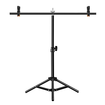 PU3054B 67CM/26.7&quot; T-Shaped Photo Studio Background Stand Backdrop Stand w/ Clips Without Backdrops