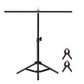 PU3054B 67CM/26.7&quot; T-Shaped Photo Studio Background Stand Backdrop Stand w/ Clips Without Backdrops