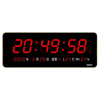 MA-2158 NTP Network Clock Electronic Clock Alarm Clock 6-Digit 58x21CM/22.8 x 8.3&quot; Chinese Display