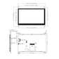 WKS70WSV006-WCT 7&quot; HDMI Capacitive Touch Screen 1024x600 Capacitive Touch Panel For Raspberry Pi 3B+