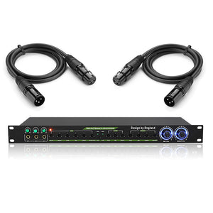 Analog Effector Two Pattern KTV Processor Home KTV Preamplifier Effector Mic Reverb For Cannon Cable