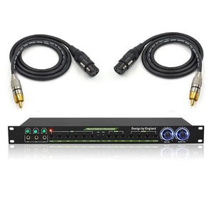 Analog Effector Two Pattern KTV Processor Home KTV Preamplifier Effector Mic Reverb For RCA Cable