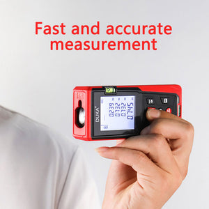 DUKA LS3 80M/262.5FT Laser Distance Meter Laser Distance Measurer IP54 With 2.0&quot; Backlit LCD Screen