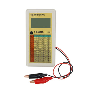 In-Circuit ESR Capacitor Tester ESR Meter Capacitor Fault Online Tester LCD Screen 4-Digit Display