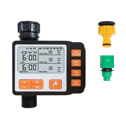 Household Garden Hose Timer Automatic Water Hose Timer LED Screen SET CLOCK With Plastic Connector