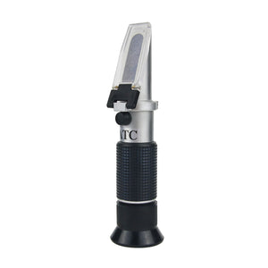 Handheld Brix Refractometer Brix Meter ATC Saccharimeter for Sugar Fruit Food Beer 28~62% Test Range