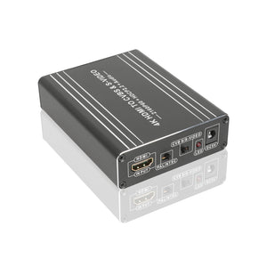 NK-H12 4K HDMI To CVBS &amp; S-VIDEO Converter Adapter 2160P60 + HDCP2.2 + Audio Driver-Free Device