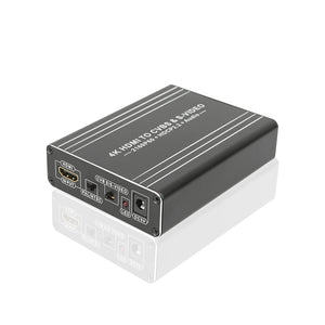 NK-H12 4K HDMI To CVBS &amp; S-VIDEO Converter Adapter 2160P60 + HDCP2.2 + Audio Driver-Free Device