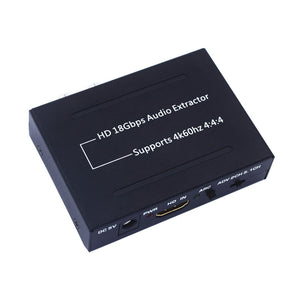 NK-A20 HDMI Audio Splitter HD 18Gbps Audio Extractor Supports 4K60Hz 4:4:4 Perfect For TV Projector