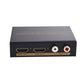 NK-912 2 Port HDMI Audio Extractor Splitter Audio EDID Setting &amp; 2 HDMI Output For DVD PS3 HD Player