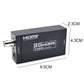 NK-S009 HDMI To SDI Converter Adapter Mini 3G HDMI To SDI Audio Supports Output 3G-SDI HD-SDI SD-SDI