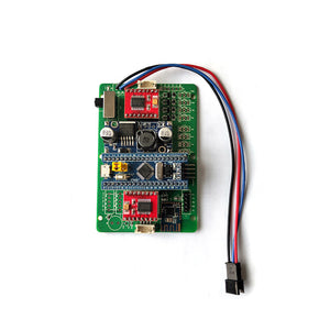 RC Controller STM32 Board w/ Batteries Charger Wireless Controller For PS2 97MM Mecanum Wheel Car