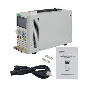 ET5420 Dual Channel Programmable DC Electronic Load 200Wx2 0-150V 20Ax2 For Charger Power Supply