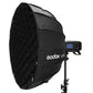 Godox AD-S65S 25.6&quot; Silver Softbox w/ Honeycomb Grid Godox Mount For AD300Pro AD400Pro Flash Strobe