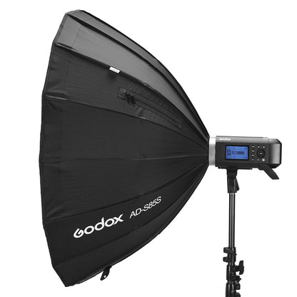 Godox AD-S85S 85CM/33.5&quot; Silver Softbox w/ Honeycomb Grid Godox Mount For AD300Pro AD400Pro Flash