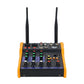 TKL R2 4-Channel USB Sound Mixer Console Mini Bluetooth Audio Mixer With Wireless Microphones