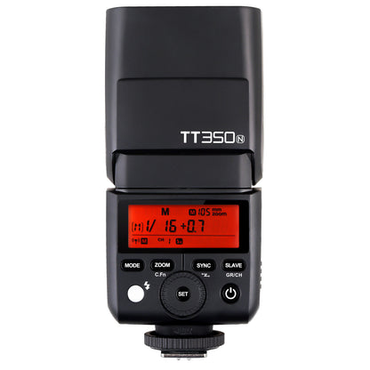 Godox TT350N (TT350-N) TTL Flash Camera Flash External Flash 1/8000s For Nikon Mirrorless Cameras