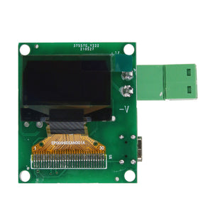 3.3V-80V Wide Voltage Mini Frequency Tester Pulse Width Duty Cycle Detection w/ OLED Color Display