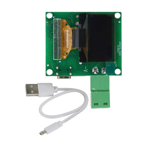 3.3V-80V Wide Voltage Mini Frequency Tester Pulse Width Duty Cycle Detection w/ OLED Color Display