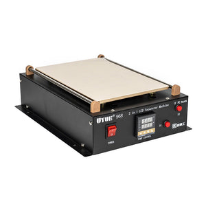 UYUE 968 14inch Build-in Dual Vacuum Pump LCD Separator Split Screen Repair Machine for iPad for Samsung Tablet PC