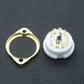 10PCS Chassis Mount 9pin Ceramic Vacuum Tube Socket Base FOR 12AX7 EF86 6922 EL84 6DJ4 12AU7 12AT7 Hifi Audio Guitar Tube AMP