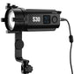 Godox S30 LED Spotlight With Barn Door For Film Video Production Wedding Shooting Photography