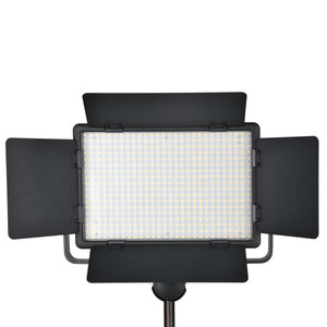 Godox LED500W 5600K LED Video Light Fill Light LED Panel 32W With Barn Door For Interviews Studios