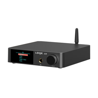 LOXJIE A30 Bluetooth DAC Decoder Headphone Amplifier 80Wx2 Hifi Power Amplifier USB Optical Coaxial