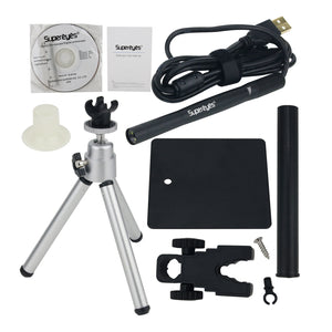 B007 2M 500X Digital Microscope USB Video Magnifier 1600x1200 w/ Adjustable Stand