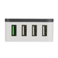 4-Port USB Charger Marine USB Car Phone Fast Charger For QC2.0 QC3.0 with DC Cable Female Port