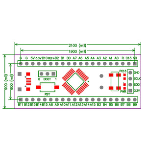 STM32G474CET6 Core Board Minimum System For Cortex-M4 G4 Development Board w/ USB-Micro Data Cable