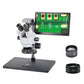 Trinocular Microscope 48MP FHD Camera V8 Kit 3.5X-90X With 11.6&quot; Screen For PCB Jewelry Repair