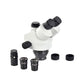 7X-45X 3.5X-45X Stereo Microscope Head Simul-Focal Trinocular Microscope With 0.5X Objective Lens