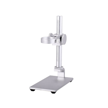 White Aluminum Alloy Microscope Stand Heavy Duty For USB Microscopes Digital &amp; Electron Microscopes