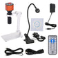 FHD 24MP Industrial Microscope Video Camera Kit HDMI USB Output Magnifier For Chip Phone Repair