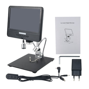 Andonstar AD208 2MP USB Digital Microscope 5X-260X With 8.5&quot; LCD 1080P For Repair PCB Soldering SMD