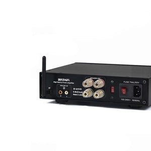 BRZHIFI PA-30 Hifi Power Amplifier 68Wx2 Bluetooth Amplifier w/ Speaker Cables For U Disk APTX-HD