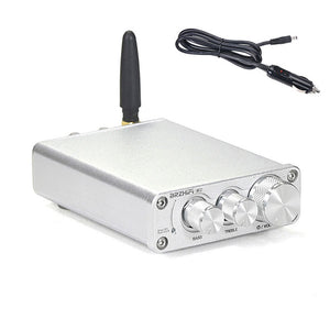BRZHIFI M2 Small Amplifier BT 5.0 Subwoofer Amplifier 80W+80W Power Amp With Cigarette Lighter Cable