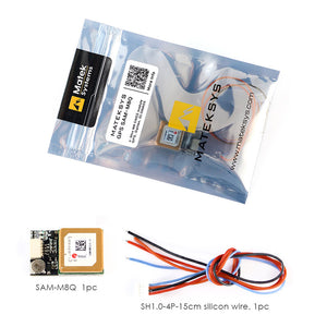 MATEKSYS SAM-M8Q GPS Module Kit 72-Channel For RC FPV Racing Drone Fixed Wing Drone DIY Uses