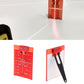 Magnetic Target Card Plate Level Tool Rotary Cross Line Horizontal Vertical with Protection Goggle Glasses Set-Red