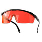 Magnetic Target Card Plate Level Tool Rotary Cross Line Horizontal Vertical with Protection Goggle Glasses Set-Red